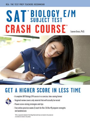 cover image of SAT Subject Test: Biology E/M Crash Course